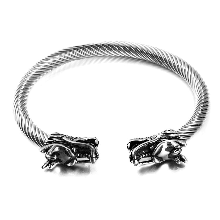 Dragon Soul Silver Luxury Premium Bracelets - Royal Jewlz
