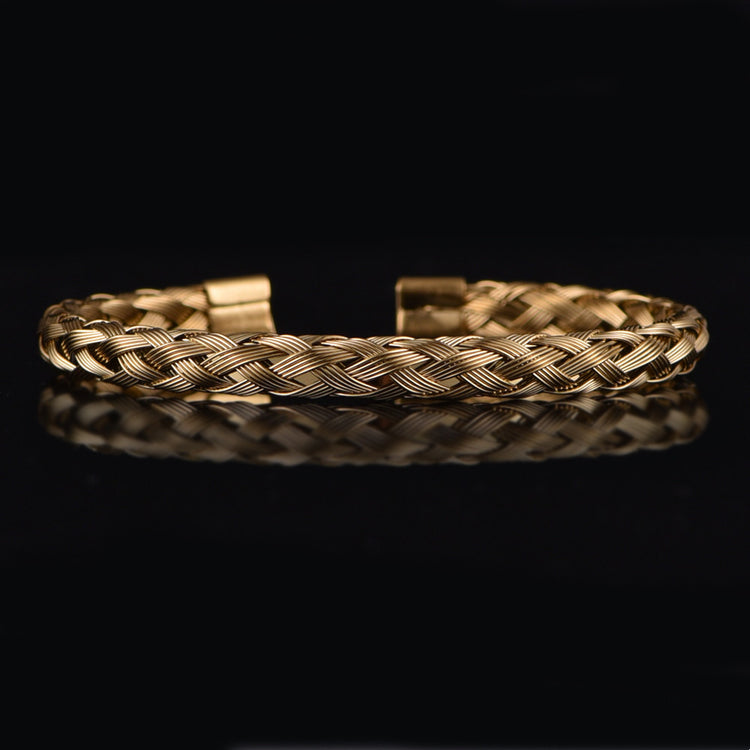 Royal Cuff Gold Luxury Bracelet - Royal Jewlz