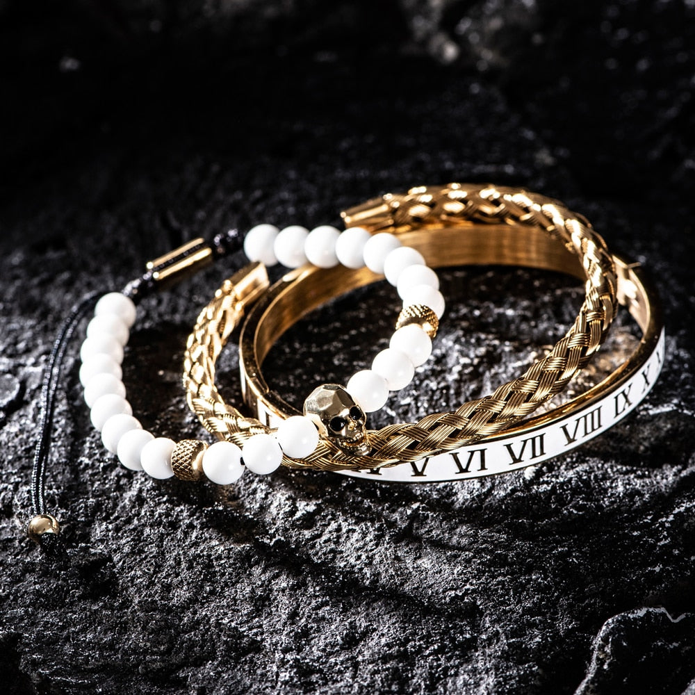 4 pcs Minimalist Jewelry, Gold Bracelet Set, Dainty Bracelets for Women,  Delicat | eBay